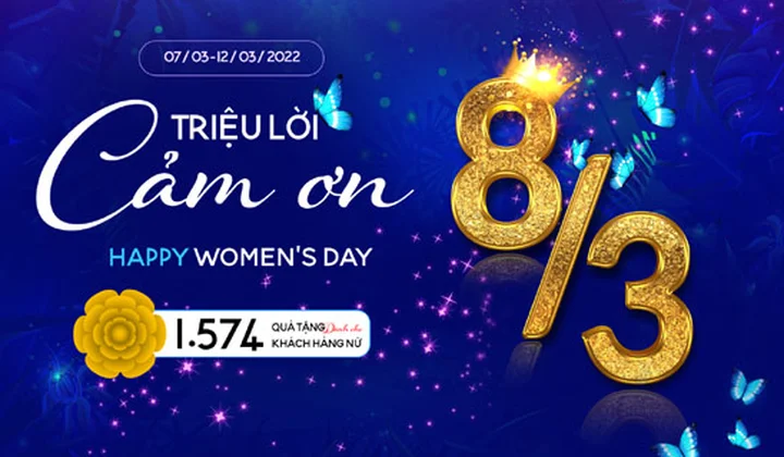 Triệu lời cảm ơn ngày 08/03