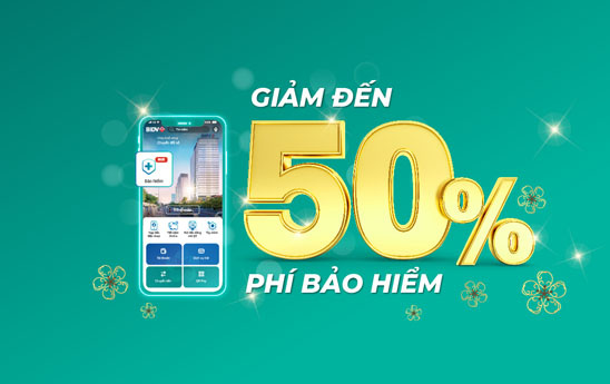 Ưu đãi giảm phí tới 50% cho khách hàng mua bảo hiểm trực tuyến trên trên BIDV SmartBanking
