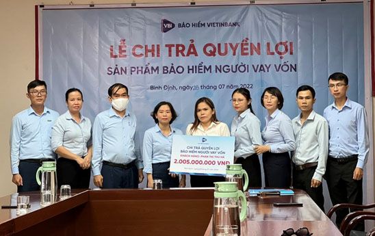 VBI chi trả hơn 2 tỷ đồng cho khách hàng
