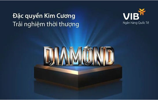 VIB tặng khách hàng gửi tiền voucher mua kim cương