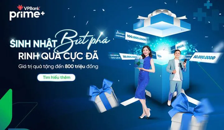 VPBank Prime tung "cơn mưa quà tặng" tới khách hàng