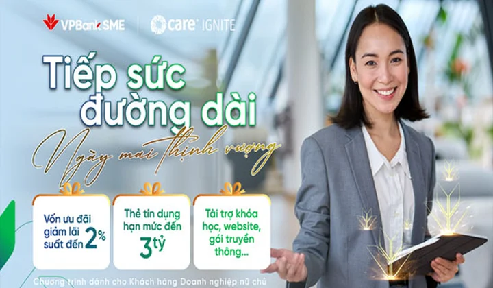 VPBank hợp tác với Care Ignite “thắp lửa” cho Doanh nghiệp do phụ nữ làm chủ