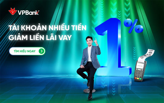 VPBank ưu đãi giảm tới 1% lãi suất cho vay sản xuất kinh doanh