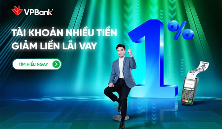 VPBank ưu đãi giảm tới 1% lãi suất cho vay sản xuất kinh doanh