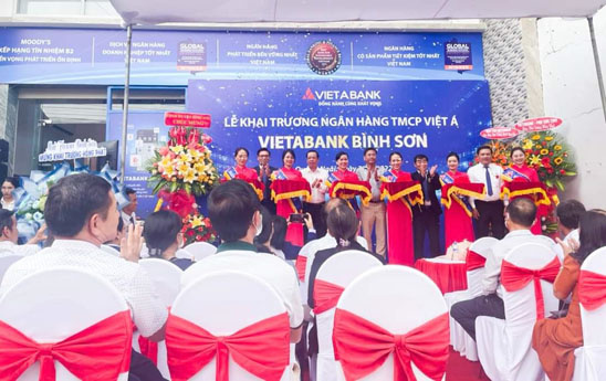 VietABank Bình Sơn khai trương trụ sở mới