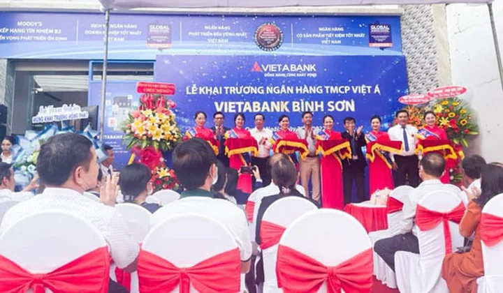 VietABank Bình Sơn khai trương trụ sở mới