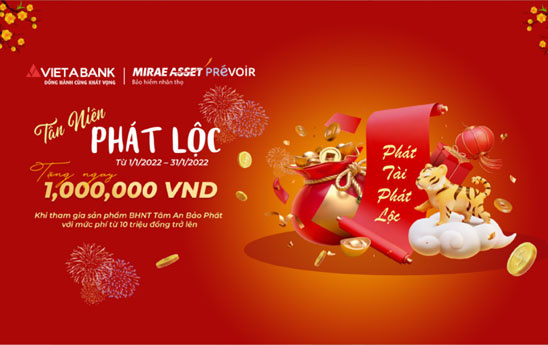 VietABank lì xì khách hàng tham gia bảo hiểm nhân thọ MAP Life