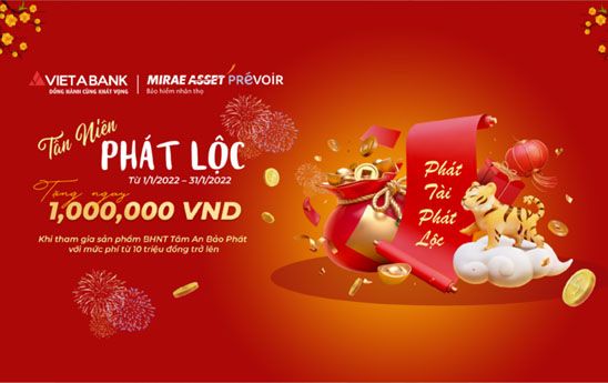 VietABank lì xì khách hàng tham gia bảo hiểm nhân thọ MAP Life