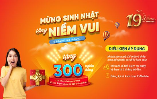 VietABank triển khai “Mừng sinh nhật - Tặng niềm vui”