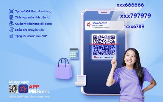 VietQR trên App MBBank - Giải pháp thanh toán tiện lợi cho tiểu thương