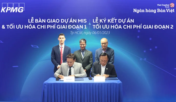 Viet Capital Bank tiếp tục hợp tác cùng KPMG Việt Nam với dự án “Tối ưu hóa chi phí”