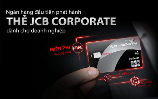 Viet Capital Bank triển khai thẻ tín dụng JCB Corporate dành cho doanh nghiệp