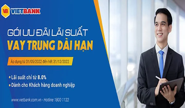 Vietbank cho vay ưu đãi lãi suất trung, dài hạn dành cho doanh nghiệp