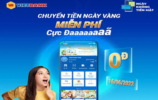 Vietbank ưu đãi khách hàng trong Ngày không tiền mặt