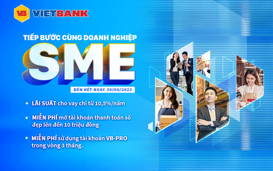 Vietbank ưu đãi lãi suất cho vay chỉ từ 10,5%/năm