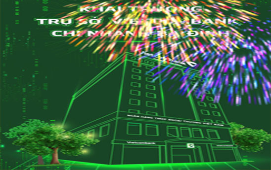 Vietcombank Ba Đình đã khai trương trụ sở mới