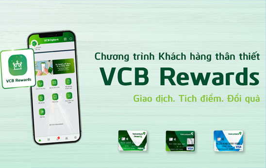 Vietcombank điều chỉnh thể lệ chương trình VCB Rewards