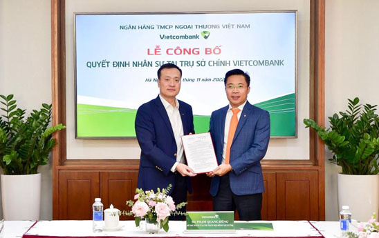 Vietcombank điều động và bổ nhiệm nhân sự tại Trụ sở chính