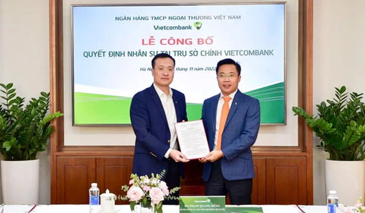 Vietcombank điều động và bổ nhiệm nhân sự tại Trụ sở chính
