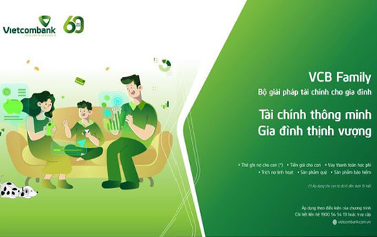 Vietcombank ra mắt bộ giải pháp tài chính thông minh dành cho gia đình