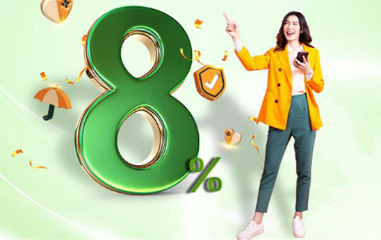 Vietcombank tặng 8% giá trị hợp đồng cho khách hàng mua bảo hiểm FWD