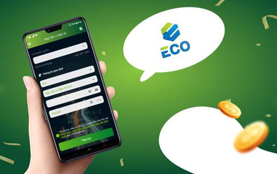 Vietcombank triển khai dịch vụ nạp tiền và rút tiền với ví điện tử ECO