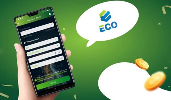 Vietcombank triển khai dịch vụ nạp tiền và rút tiền với ví điện tử ECO