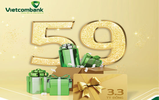 Vietcombank ưu đãi "Sinh nhật rộn ràng, quà tặng ngập tràn"