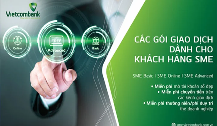 Vietcombank ưu đãi doanh nghiệp SME khi đăng ký Gói giao dịch