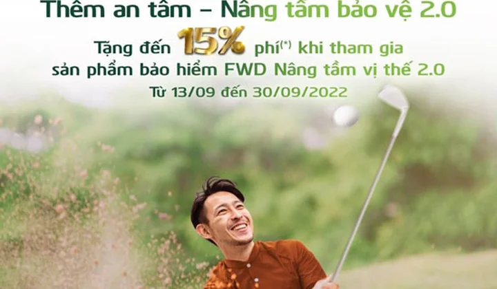 Vietcombank ưu đãi khách hàng mua sản phẩm “FWD Nâng tầm bảo vệ 2.0”