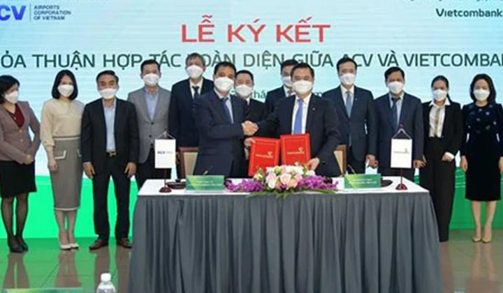 Vietcombank và ACV ký kết thỏa thuận hợp tác toàn diện