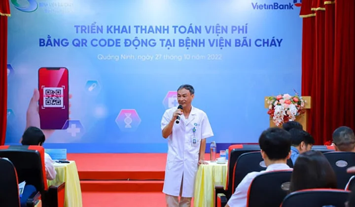 VietinBank Bãi Cháy triển khai thanh toán viện phí bằng QR code động