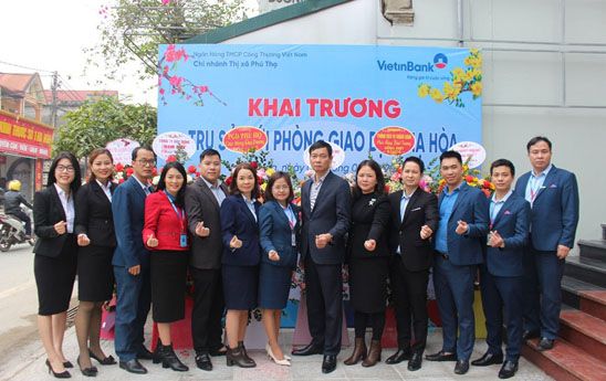 VietinBank Hạ Hòa khánh thành trụ sở làm việc mới
