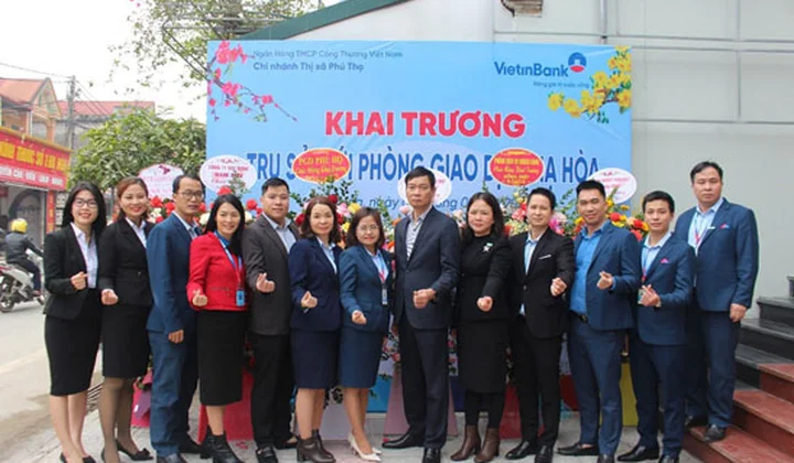 VietinBank Hạ Hòa khánh thành trụ sở làm việc mới