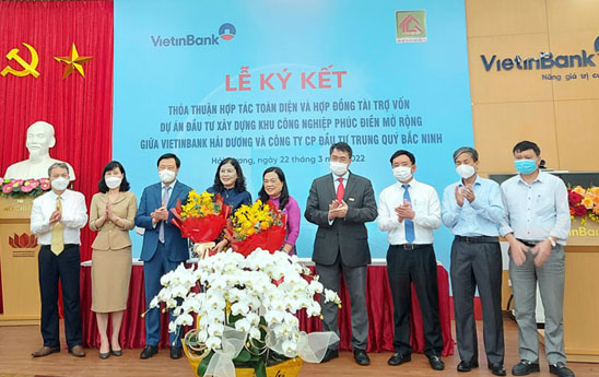 VietinBank Hải Dương hợp tác toàn diện với Công ty Trung Quý