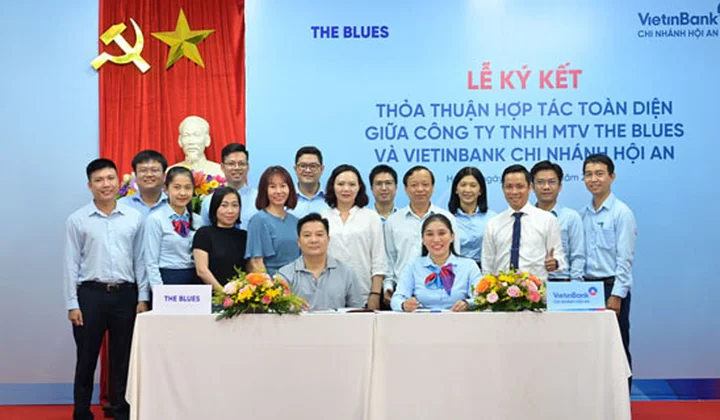 VietinBank Hội An hợp tác toàn diện với The Blues và công ty cùng nhóm