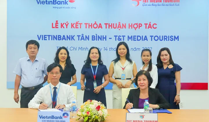 VietinBank Tân Bình hợp tác toàn diện với T&T Media Tourism