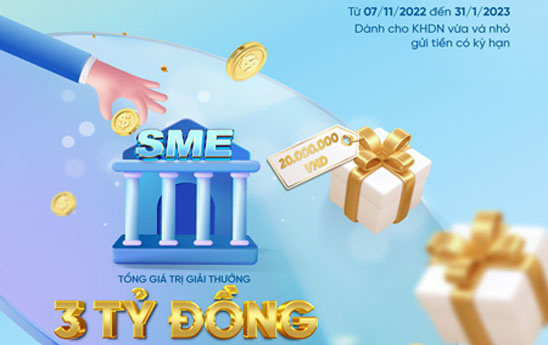VietinBank dành 3 tỷ đồng tặng thưởng doanh nghiệp SME gửi tiền