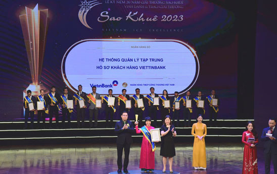 VietinBank đạt 3 Giải thưởng Sao Khuê năm 2023