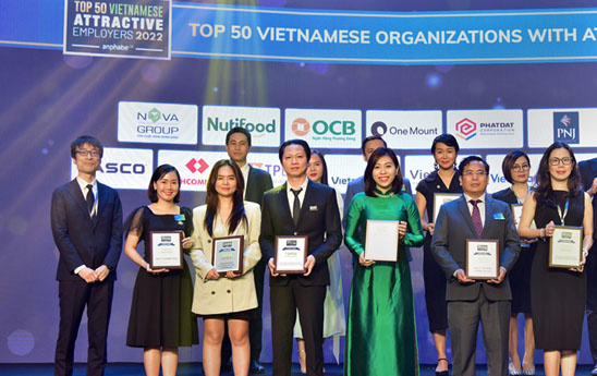 VietinBank được vinh danh trong Top 50 nhà tuyển dụng hấp dẫn nhất và Top 100 nơi làm việc tốt nhất Việt Nam