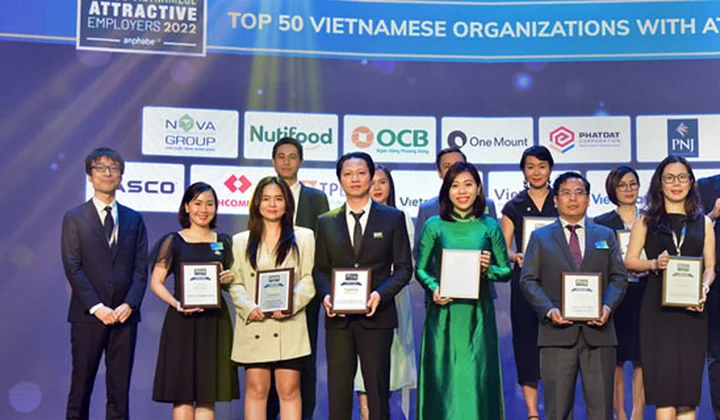 VietinBank được vinh danh trong Top 50 nhà tuyển dụng hấp dẫn nhất và Top 100 nơi làm việc tốt nhất Việt Nam