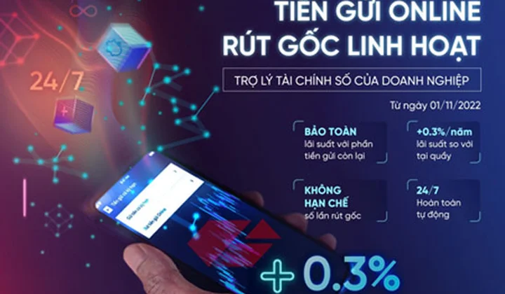 VietinBank eFAST thêm tính năng “Gửi tiền online - Rút gốc linh hoạt”
