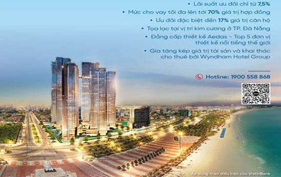VietinBank hỗ trợ khách hàng sở hữu căn hộ tại Wyndham Soleil Đà Nẵng