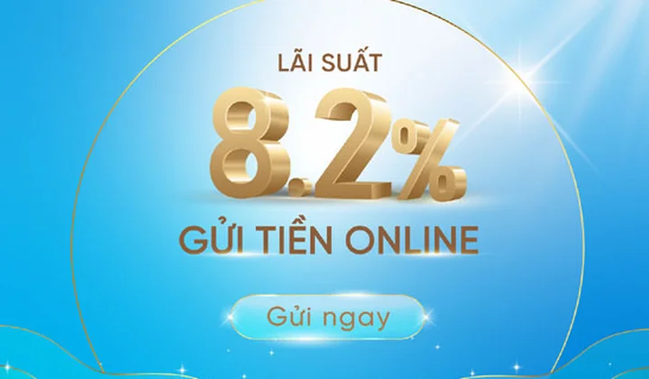 VietinBank iPay Mobile ưu đãi khách hàng gửi tiền online, với lãi suất lên đến 8,2%