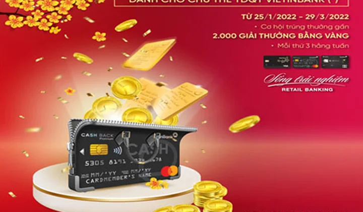 VietinBank khuyến mại chủ thẻ tín dụng quốc tế