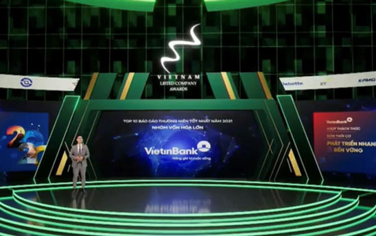 VietinBank lần thứ 2 liên tiếp được bình chọn Top 10 Báo cáo thường niên tốt nhất