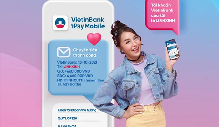 VietinBank mở thêm dịch vụ đăng ký/thay đổi Alias trực tiếp tại các quầy giao dịch