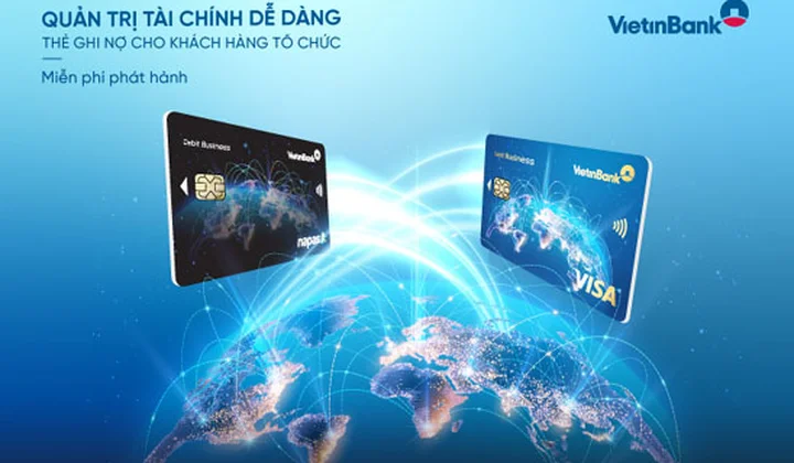 VietinBank ra mắt thẻ ghi nợ dành cho khách hàng tổ chức