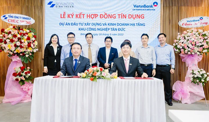 VietinBank tài trợ 890 tỷ đồng cho dự án của Sonadezi Bình Thuận