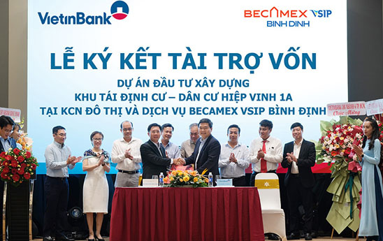 VietinBank tài trợ tín dụng Dự án Khu tái định cư - dân cư Hiệp Vinh 1A